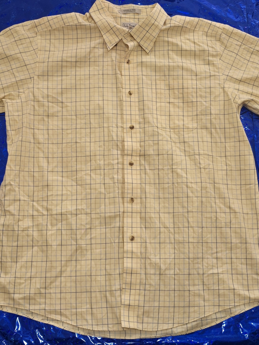 L.L. Bean Men’s Light Yellow Button-Down